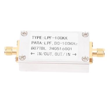 Imagem de Cryfokt Filtro Passa Baixo 100K SMA Interface 100KHZ Placa de Filtragem de Liga de Alumínio de Alto Desempenho para Clareza de Sinal Material: Liga de Alumínio Tamanho: 2,44 X 0,98 X 0,47 pol.