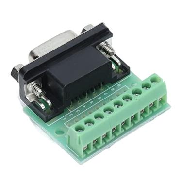 Imagem de Acouto Bloco Terminal de Parafuso Adaptador Fêmea DB9 - Placa de 9 Posições para RS232/RS485 e Transmissão de Dados