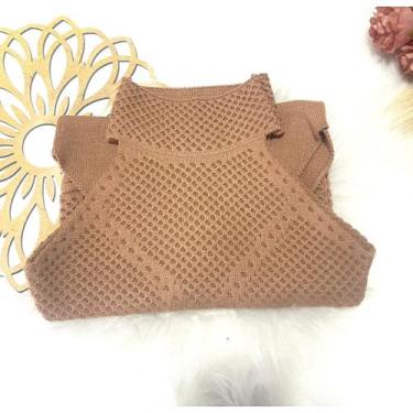 Imagem de Body Bory Roupa Feminina Gola Alta Modal Tricô Verão 2024 Realize Tric