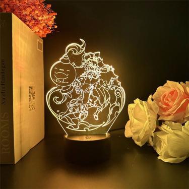 Imagem de Luz noturna LED 3D Plants vs Zombies Doris Color Changing