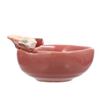 Imagem de Healifty Tigela de mistura facial de cerâmica para máscaras de óleos essenciais, leve, reutilizável, design exclusivo para uso em spa de aromaterapia, superfície lisa, manuseio confortável