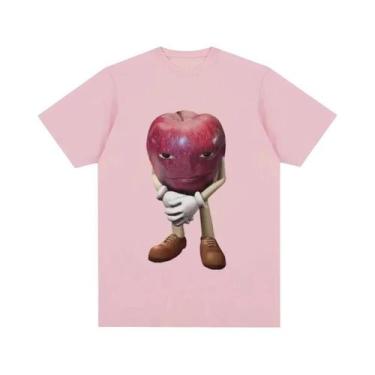 Imagem de Camiseta Unissex Engraçada Com Meme De Maçã, Alta Qualidade, Estilo Re