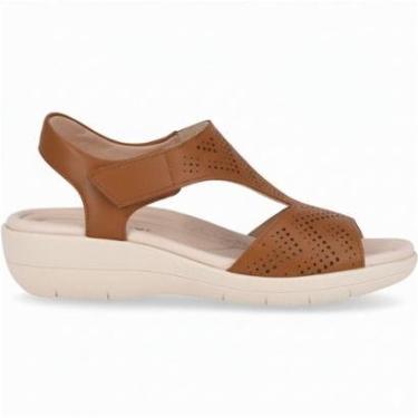 Imagem de Sandália Anabela Piccadilly Conforto Plantar Joanetes Leve-Feminino