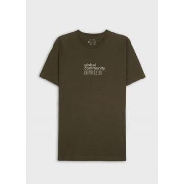 Imagem de T-shirt vintage global community OSKLEN-Masculino