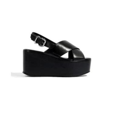 Imagem de SANDÁLIA SCHUTZ COURO PLATAFORMA FEMININA S218450019-Feminino