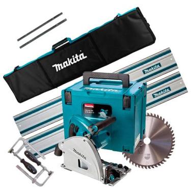 Imagem de Kit Serra Circular de Trilho SP6000J Makita 2Trilhos1M 2Sargentos Bols