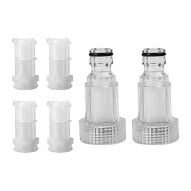 Imagem de MFMEXUL Conjunto de 6 Conectores de Água para Lavadora de Carros, Adaptador para Mangueira, Bocal E Pressão