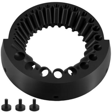 Imagem de MABCIRY Afiador de brocas, ferramenta de moagem de broca de plástico eficiente, acessórios de rebarbadora multiuso para brocas de 2 a 13 mm, compatível com moedor de 125 mm para moagem e polimento