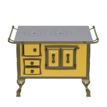 Imagem de FOGAO A LENHA N 2 COLONIAL AMARELO SEM TAMPA SD