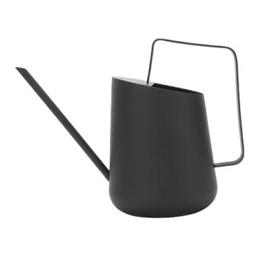 Imagem de Luocute Regador de Aço Inoxidável, Regador Pequeno de Bico Longo para Plantas Internas e Externas Com Alça Confortável, Vaso de Jardinagem para Flores Bonsai