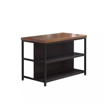 Imagem de KHUTRW3D Cozinha aberta cozinha ilha mesa móvel cozinha armazenamento doméstico armário buffet