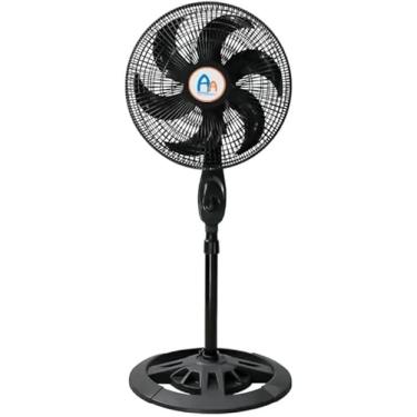 Imagem de Ventilador Torre 40cm Ajustável Piso Silencioso 6 Pás Preto 3 Velocidades Econômico Classe A 120V