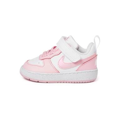 Imagem de NIKE Tênis masculino Court Borough Low Recraft, Espuma rosa branca, 20 BR