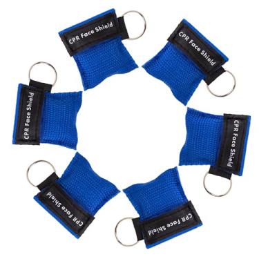 Imagem de Chaveiro de máscara de bolso CPR, Azul
