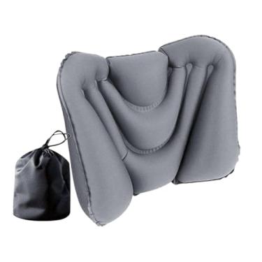 Imagem de Almofada de Suporte Dorsal | Coxim Inflável Dobrável,Almofada de Suporte Lombar para Cadeira de Escritório - Para Adultos em Viagem Camping Exterior Casa Escritório Cadeira Assento Cama Condução Senta