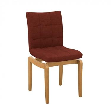 Imagem de Cadeira Em Madeira Maciça Kappesberg Maya Boucle Telha