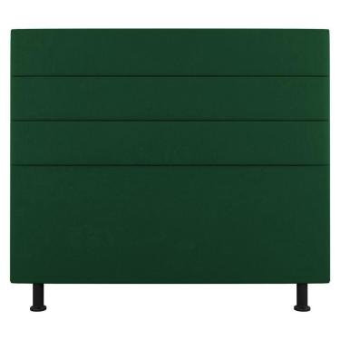 Imagem de Cabeceira Cama Box Casal Queen Size Malik 160cm Suede Verde - Abmaza