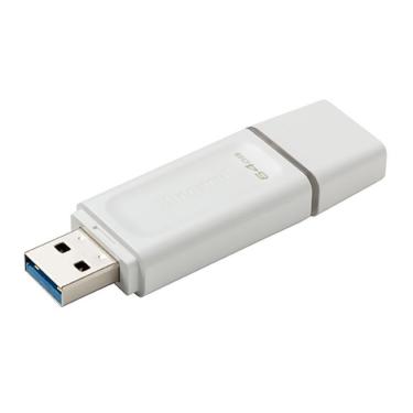 Imagem de Pendrive Kingston Exodia 64gb Usb 3.2 - Branco (kc-u2g64-5r)