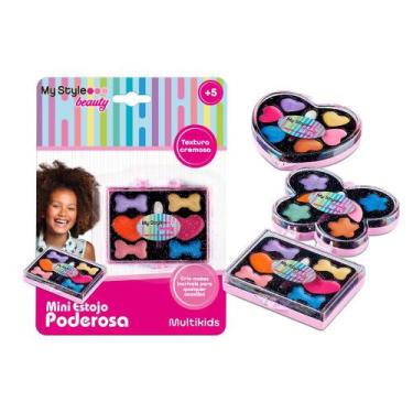 Imagem de Mini Estojo Maquiagem Infantil My Style Beauty Poderosa - BR1328 - Mul