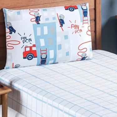 Imagem de Roupa Cama Infantil Menino 2 Pçs Bouti Lençol Elastico 200 - De Luca E