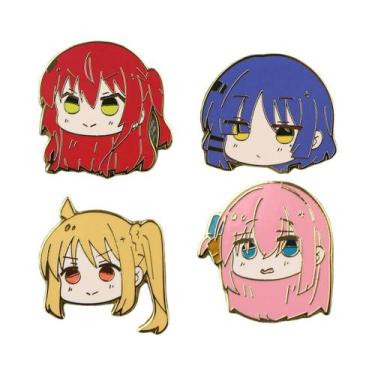 Imagem de Broches De Cosplay De Anime 4 Peças BOCCHI the ROCK, Pins De Personage