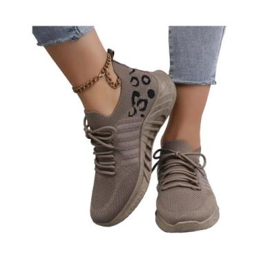 Imagem de Tênis Casuais Femininos De Verão Em Malha Respirável, Sapatos Vulcaniz