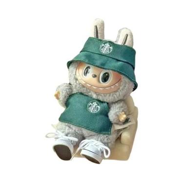 Imagem de Boneco Labubu Com Acessórios De Roupa De Trabalho E Cosplay: Hambúrgue