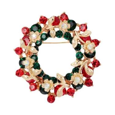 Imagem de Decoração De Guirlanda De Natal, Corsage Com 31 Estilos, Broche Versát