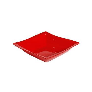 Imagem de Saladeira Moove Vemplast 25X25 Tropical Vermelha