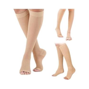 Imagem de Meias De Compressão Unissex S-XXL, Grau Médico, Prevenção De Varizes, 