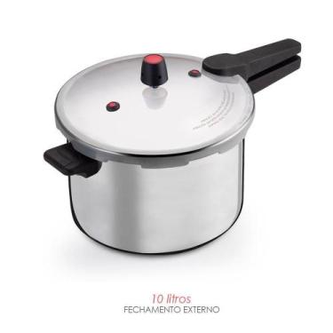 Imagem de Panela De Pressão 10L Com Fechamento Externo - Nacional