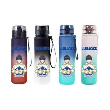Imagem de Copo De Água Blue Lock Anime 650ML, Garrafa Esportiva Com Tampa Flip-t