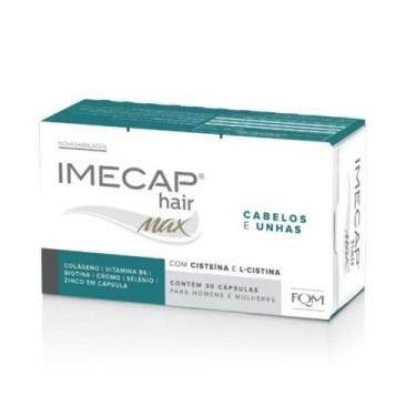 Imagem de Imecap Hair Max Cabelos e Unhas com 30 Capsulas - FQM