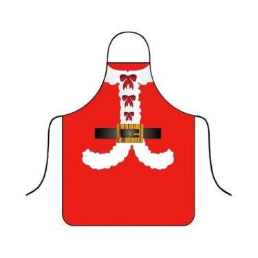 Imagem de Avental De Natal Impermeável Festivo, Divertido Para Cozinha E Decoraç