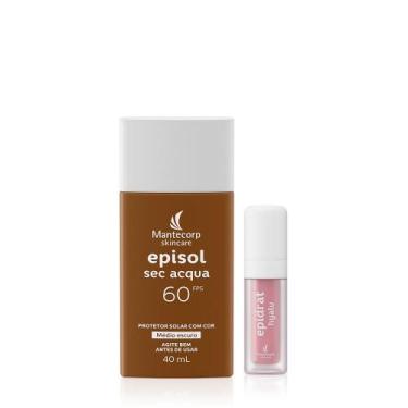Imagem de Kit Protetor Solar Episol Sec Acqua Médio Escuro & Lip Oil Sem cor