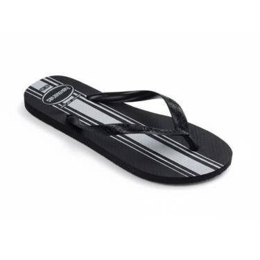 Imagem de Chinelo Havaianas Masculino Color Essential Preto Casual -, Preto, Pre