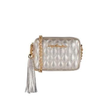 Imagem de Bolsa luiza barcelos pequena clássica corrente 77770594, UN, Metal nud