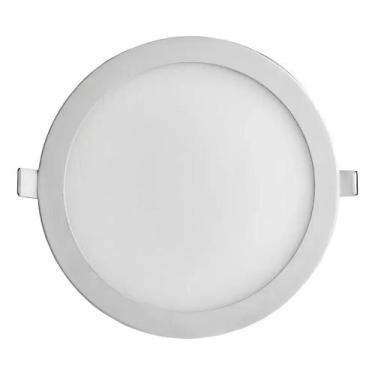 Imagem de Plafon LED Embutir 18W Redondo Branco Frio Great Home - Congratulation