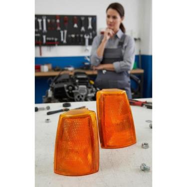 Imagem de 2x Par Lanterna Dianteira Kadett/Ipanema 89-98 Cristal/Âmbar - Congrat