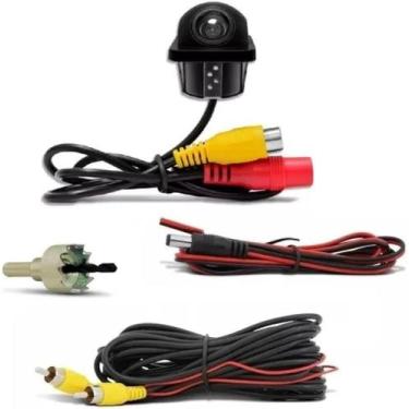 Imagem de Câmera de Ré ou Frontal Tartaruga Automotiva Universal Colorida Visão 