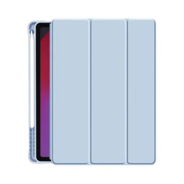 Imagem de Capa Para iPad Com Suporte Trifold E Porta-Lápis Para 9.7 10.2 10.5 5ª