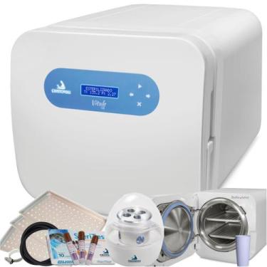 Imagem de Kit Autoclave 12L Cristófoli + Mini Incubadora + Indicador Biológico -