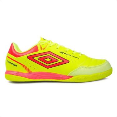 Imagem de Chuteira Futsal Umbro X-Comfort Masculina, 40, Amarelo, Coral