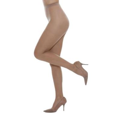 Imagem de Meia Calça Fina Fio 15 Adulto Transparente Lupo - Ref. 5760, Natural, 