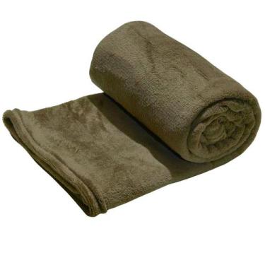Imagem de Manta Bebê Microfibra Berço Celta Lisa Corttex 90 x 100 cm, Taupe
