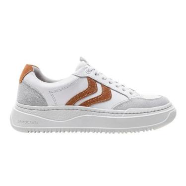 Imagem de Sapatenis democrata ela block ref 616102 feminino, Branco, 33