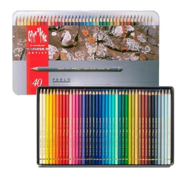 Imagem de Lápis de Cor Caran D'ache Pablo com 40 Cores - CARAN DACHE