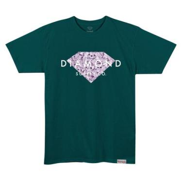Imagem de Camiseta Diamond Infinite Tee - - Diamond Supply Co, Green teal, 3XG