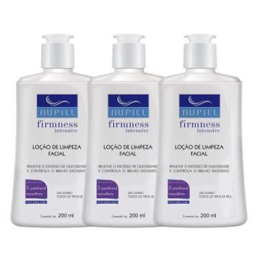 Imagem de Kit 3 Loção Limpeza Facial Skincare 200ml Nupill Firmness Intesive