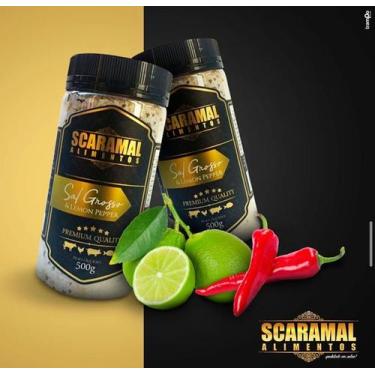 Imagem de Sal Grosso & Lemon Pepper - Scaramal Alimentos 